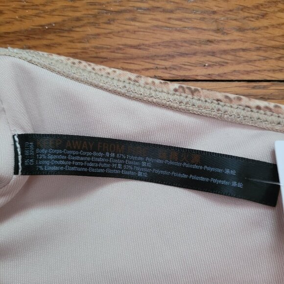 NWT URBAN OUTFITTERS | Out From Under Plunge Snakeskin Swimsuit | Sz. M - Picture 7 of 7